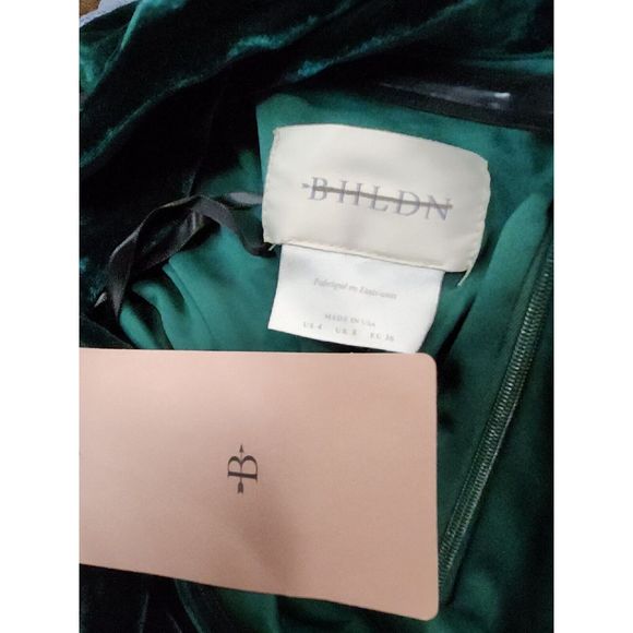 Anthropologie BHLDN Edison Velvet Dress Size 4 - Picture 7 of 7